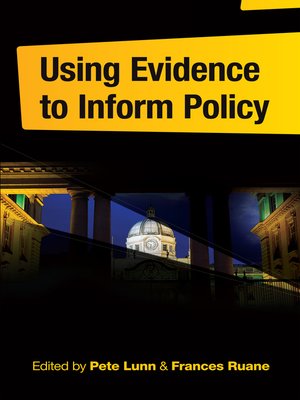 cover image of Using Evidence to Inform Policy